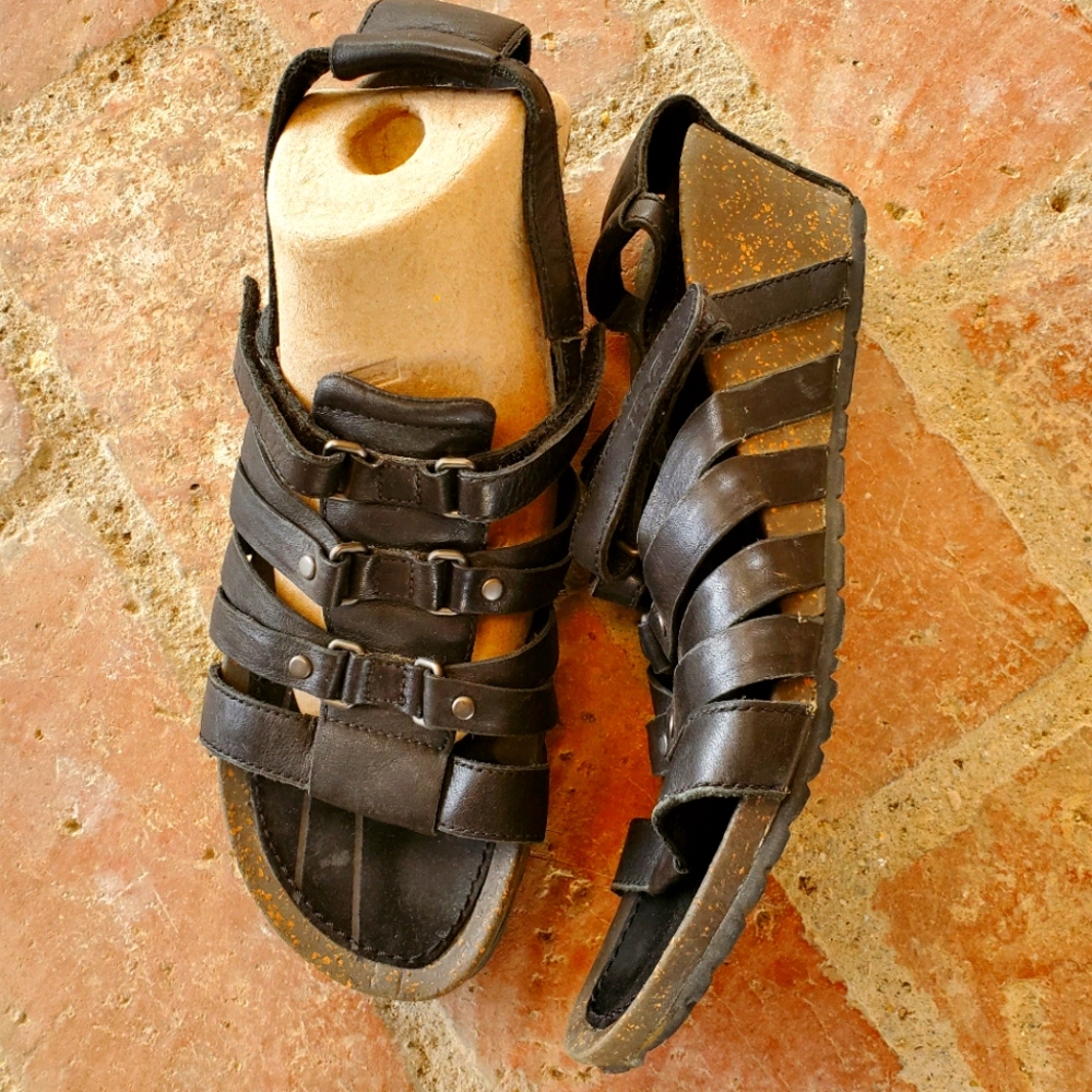 TEVA Gladiator wedge sandals (Sz 8)